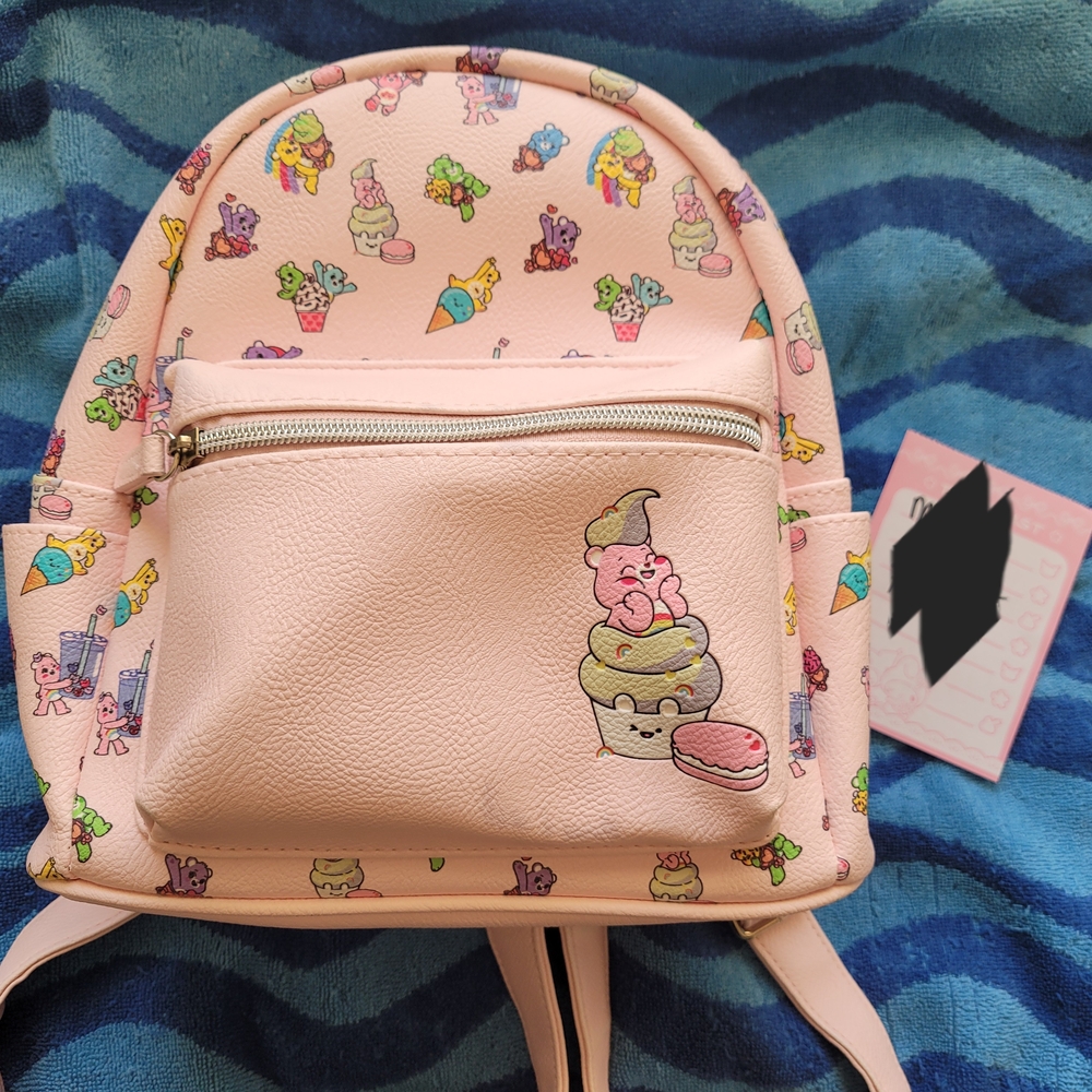Pink Kids Backpack with Fun Print